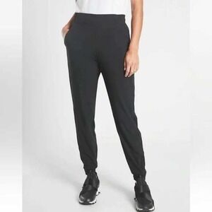 Athleta Brooklyn Lined‎ Joggers Black 8P